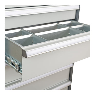 STIER Schubladeneinteilung Metalleinteilung BLH 75 mm Innenmaß 800x450 mm 20