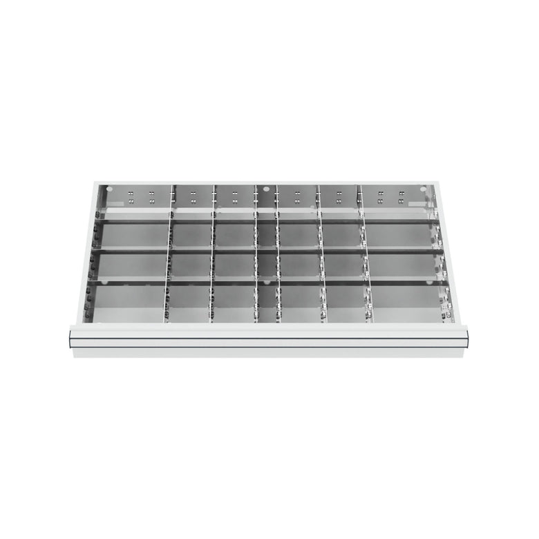 STIER Schubladeneinteilung Metalleinteilung BLH 75 mm Innenmaß 800x450 mm 28