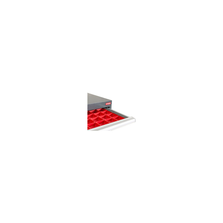 STIER drawer dividers for small parts boxes BLH 50 mm internal dimensions 500x450 mm 18 KTK