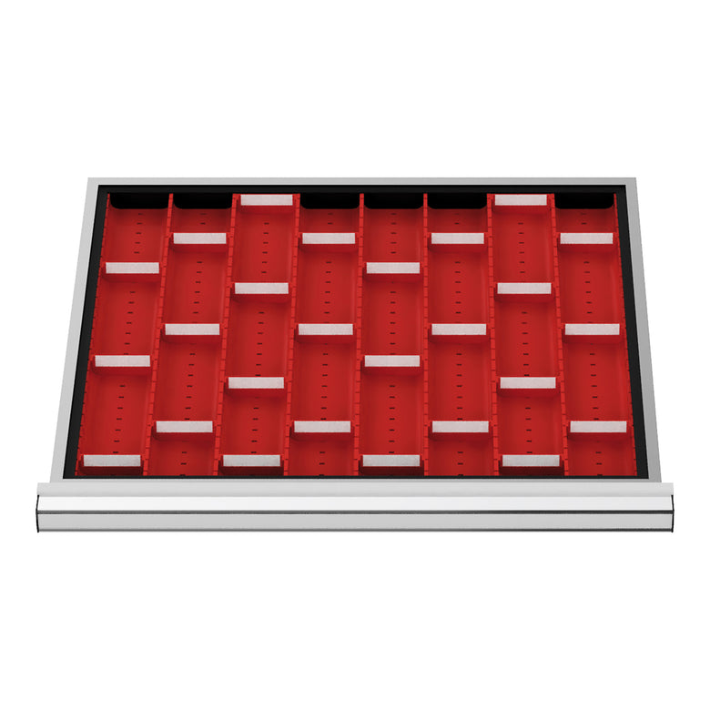 STIER drawer divider, recessed panels BLH 50 mm, internal dimensions 600x450 mm, 12 MP