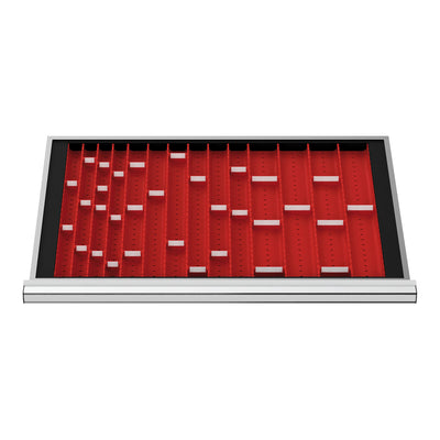 STIER drawer divider trough plates BLH 50 mm internal dimensions 800x450 mm 6 MP with