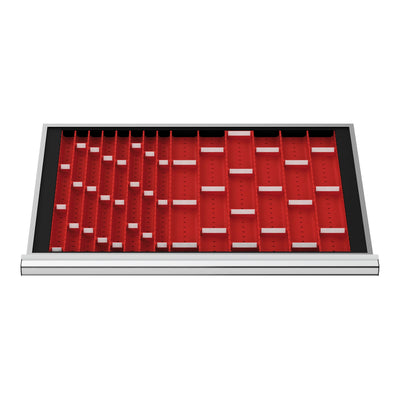 STIER drawer divider trough plates BLH 50 mm internal dimensions 800x450 mm 9 MP with