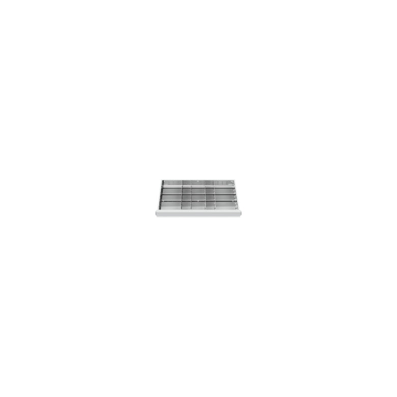 STIER Schubladenschrank mit 7 Schubladen BxTxH 700x575x1020 mm inkl. Einteilungsset