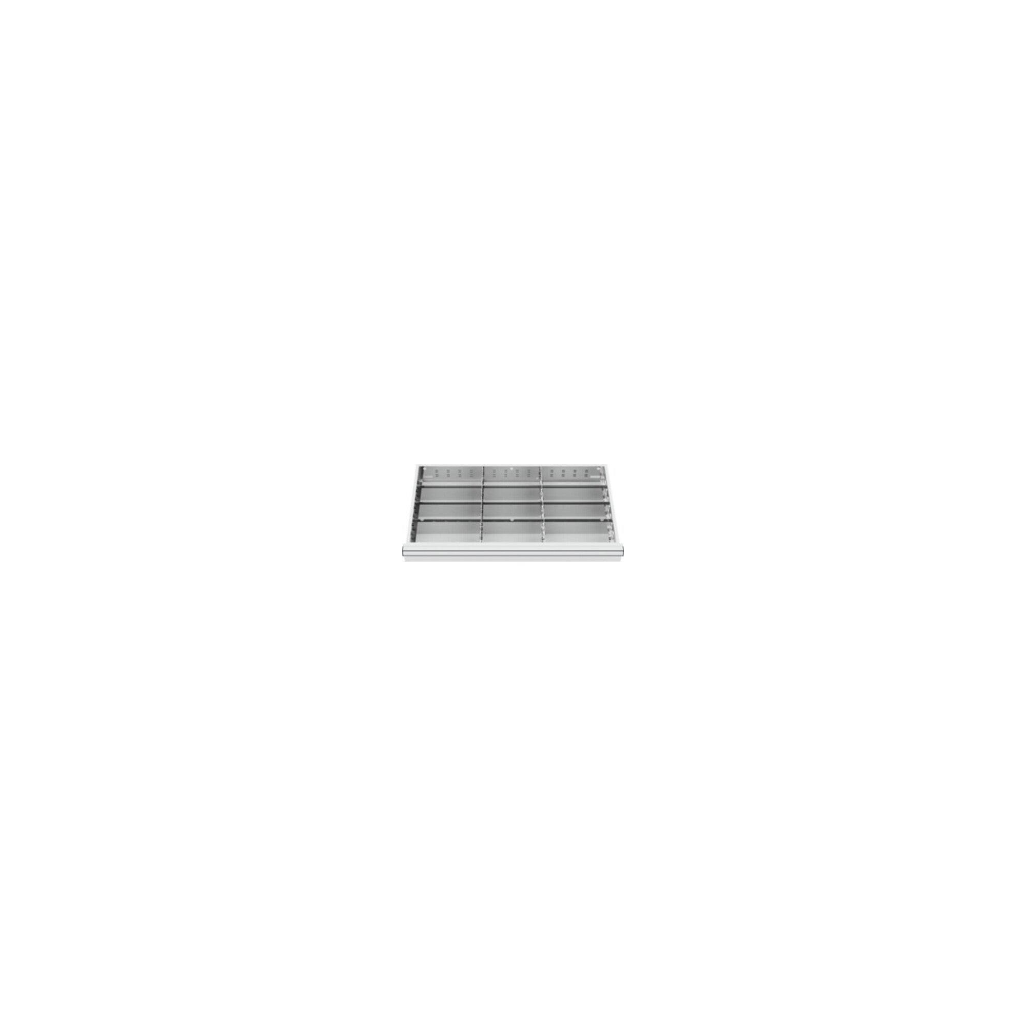 STIER Schubladenschrank mit 7 Schubladen BxTxH 700x575x1020 mm inkl. Einteilungsset