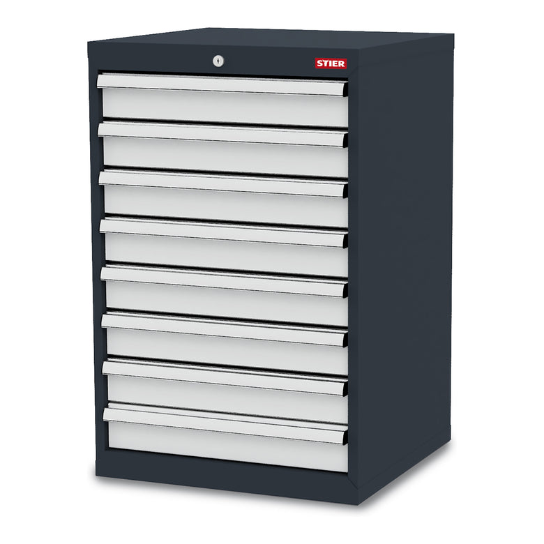 STIER drawer cabinet with 8 drawers WxDxH 900x575x920 mm