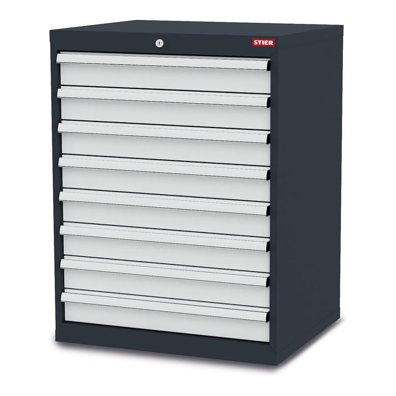 STIER drawer cabinet with 8 drawers WxDxH 900x575x920 mm
