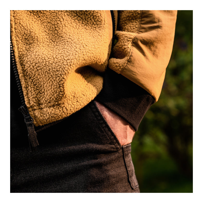 STIER Sherpa Fleece M Golden Brown