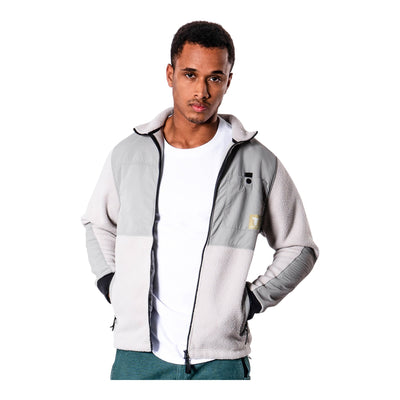 STIER Sherpa Fleece S Ice Grey