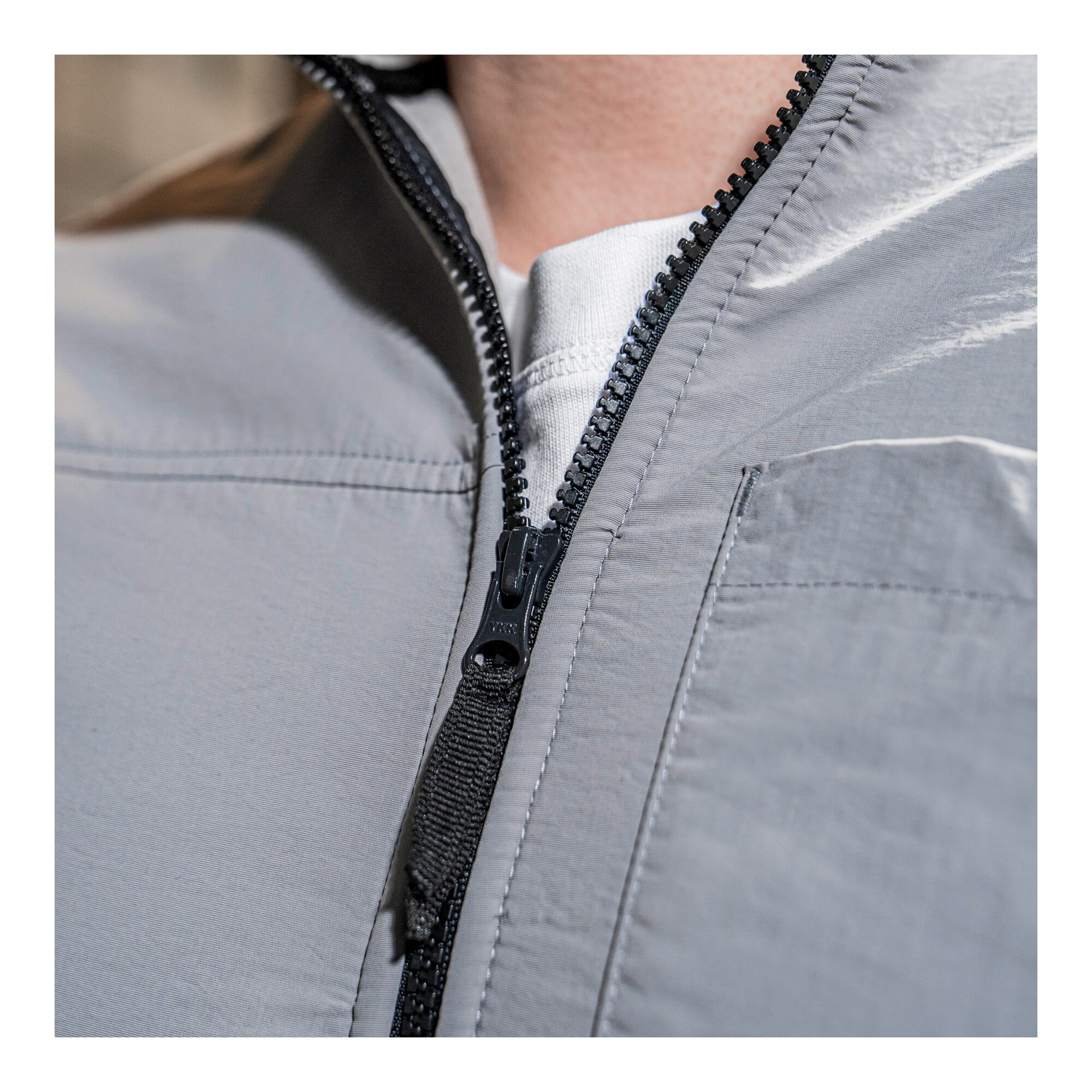 STIER Sherpa Fleece S Ice Grey