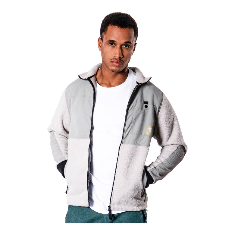 STIER Sherpa Fleece XL Ice Grey