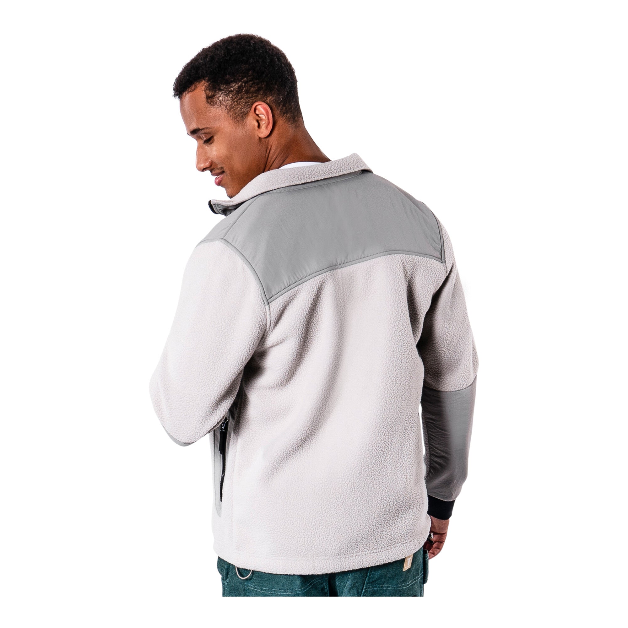 STIER Sherpa Fleece XL Ice Grey