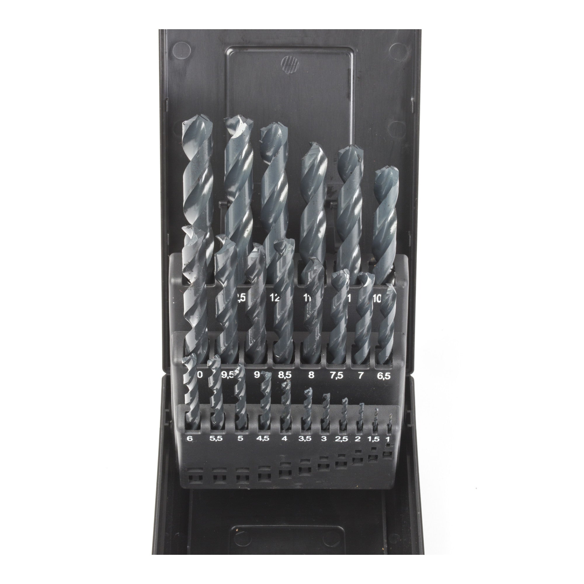 STIER twist drill set (1 to 13 mm) HSS-R metal drill steel drill 25 pieces