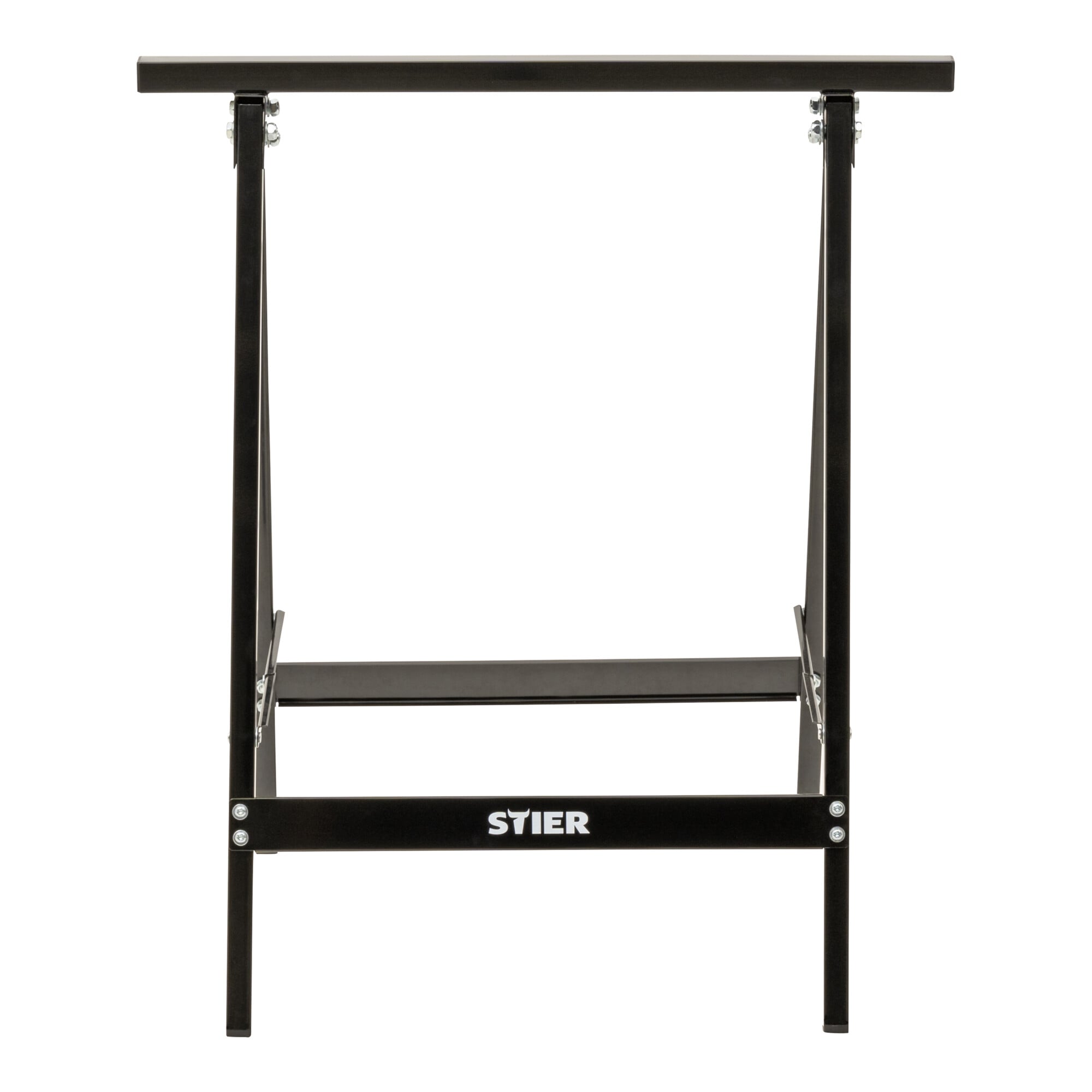 STIER steel workbench 100 kg foldable sawhorse jackstand folding trestle
