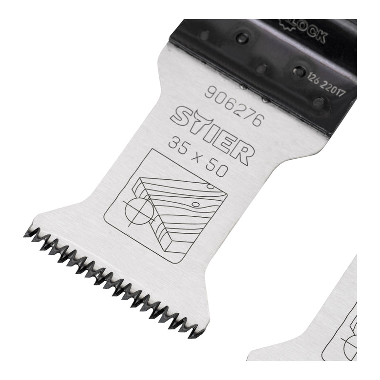 STIER Starlock Multitool Saw Blades for Wood, 6-Piece | Set of Saw Blades for Wood |