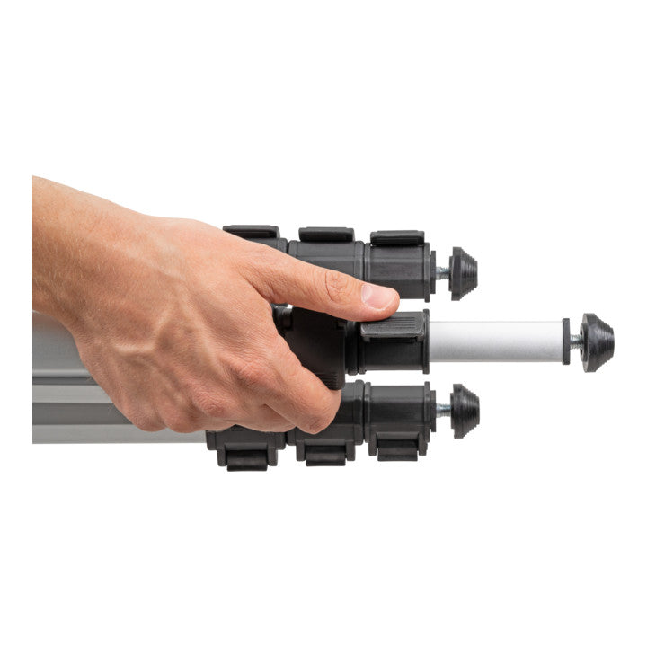 STIER Stativ 250 Baustativ Aluminiumgehäuse 250 cm für Laser und Nivelliergeräte
