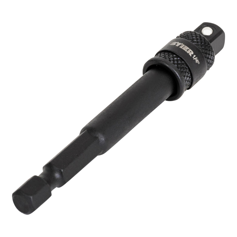 STIER bit adapter set 3-piece 1/4 sockets 3/8 and 1/2 inch socket wrench