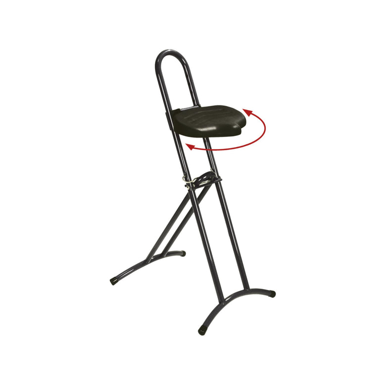 STIER Stehhilfe klappbar Sitzhöhe 600-850 mm PU-Sitz