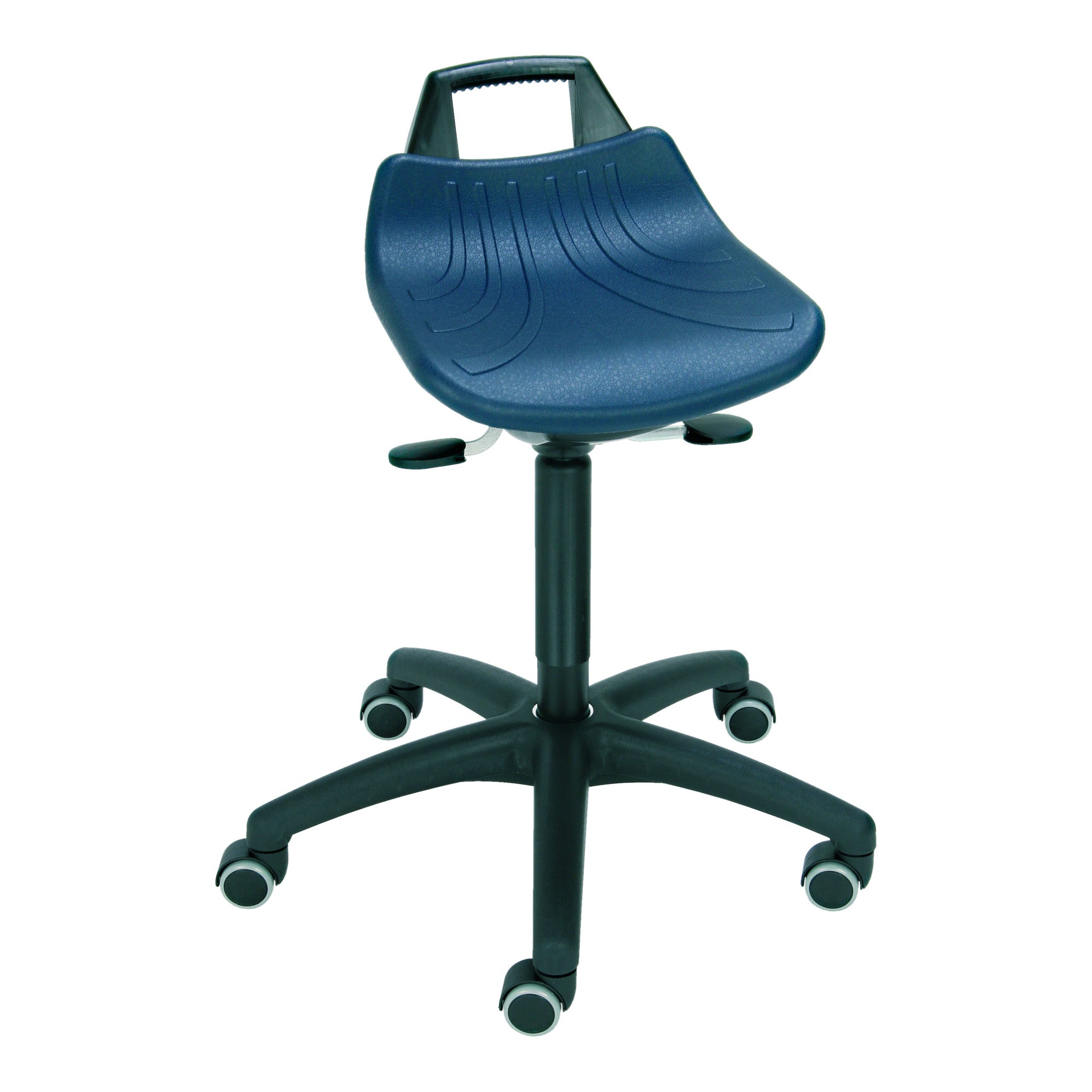 STIER standing aid with castors seat height 520-710 mm back-friendly ergonomic
