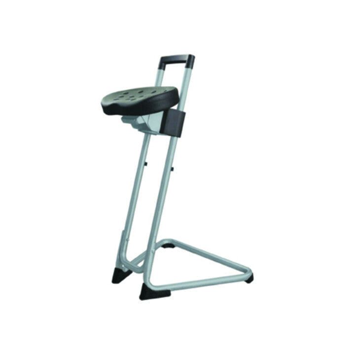 STIER standing aid with steel frame grey seat height 600-850 mm PU seat