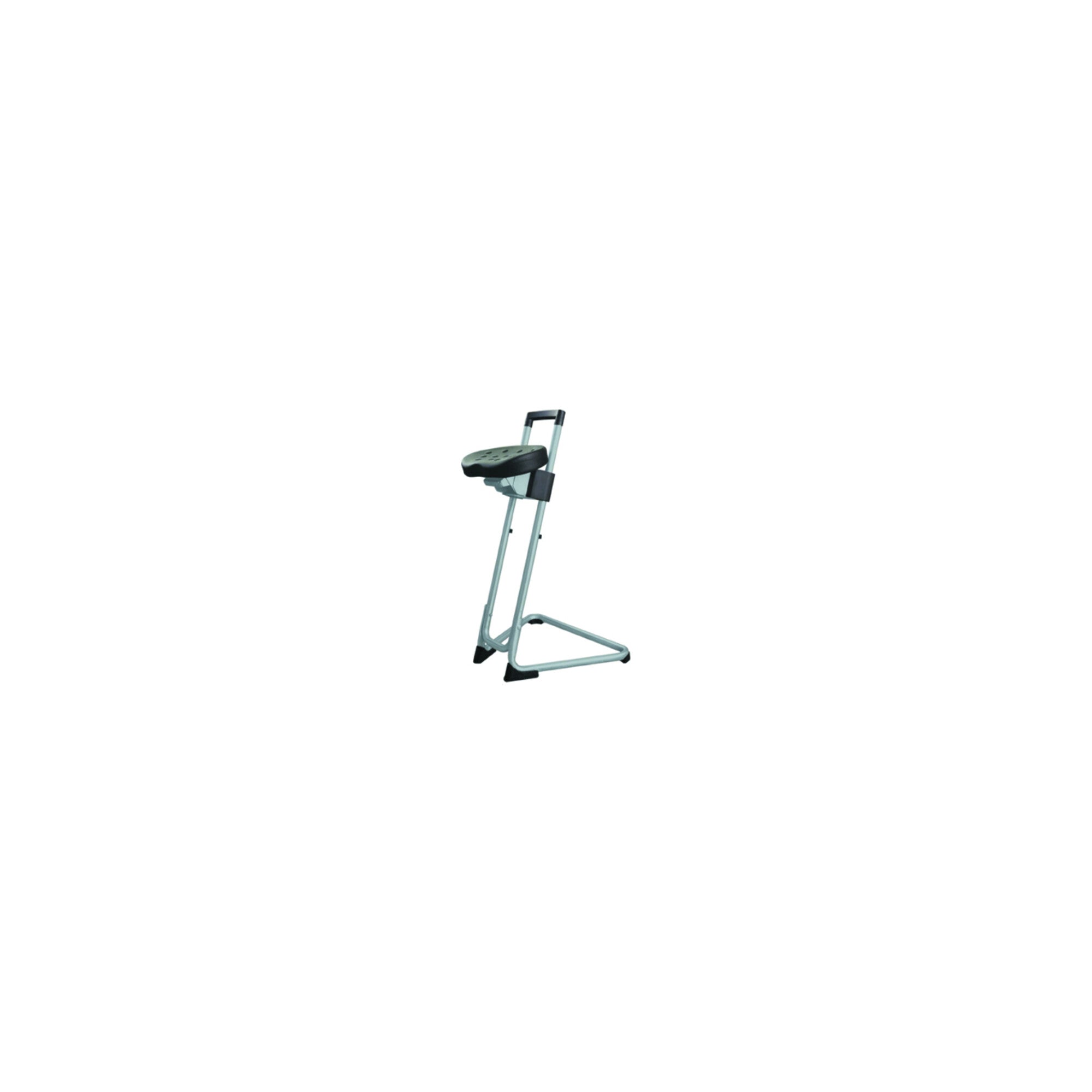 STIER standing aid with steel frame grey seat height 600-850 mm PU seat