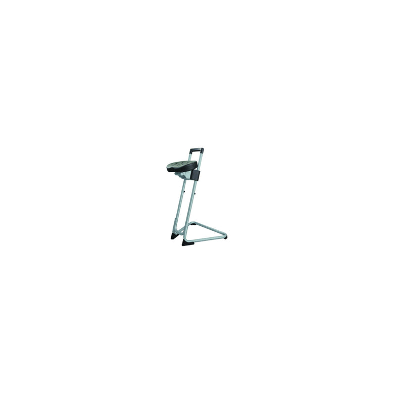 STIER standing aid with steel frame grey seat height 600-850 mm PU seat