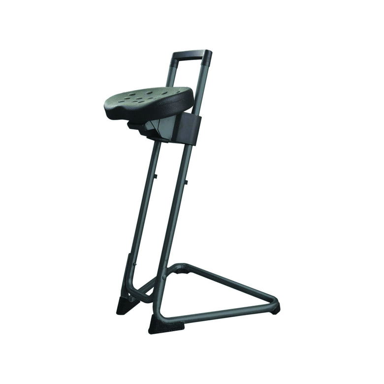 STIER standing aid with steel frame grey seat height 600-850 mm PU seat
