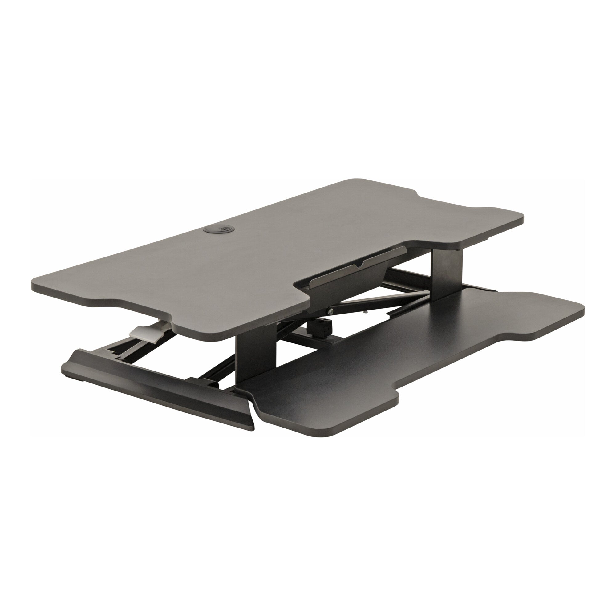 STIER standing desk converter hydraulic height adjustment 16 - 47 cm high