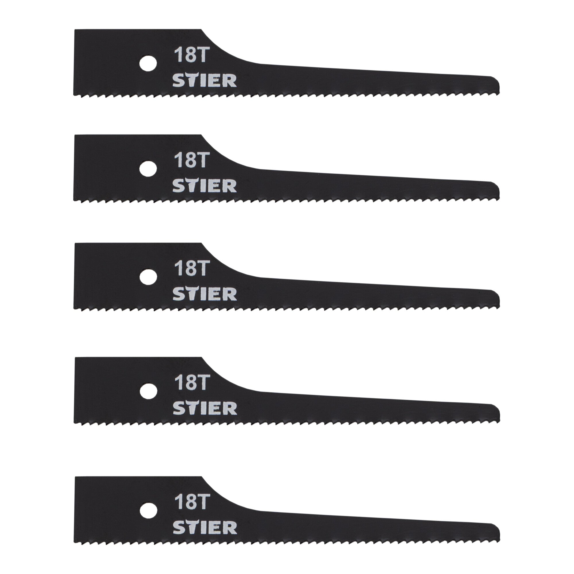 STIER Stichsägeblatt für STS-100 18 Zähne 5 Stk