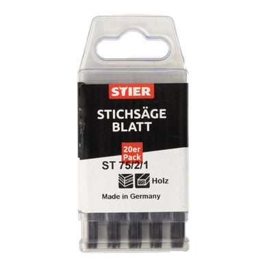 STIER jigsaw blade ST 75/2/1 for wood plywood multiplex chipboard