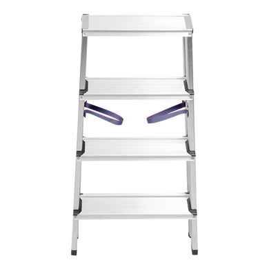STIER Stepladder 2x4 steps double-sided accessible light robust Safe