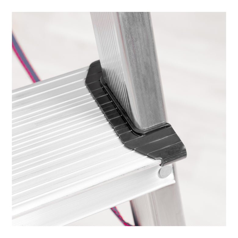 STIER Stepladder 2x4 steps double-sided accessible light robust Safe