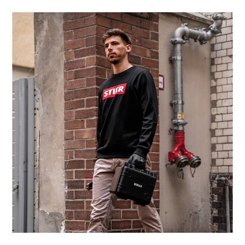 STIER Sweater various models, sizes S-XXL, unisex, 80% cotton, comfortable cut