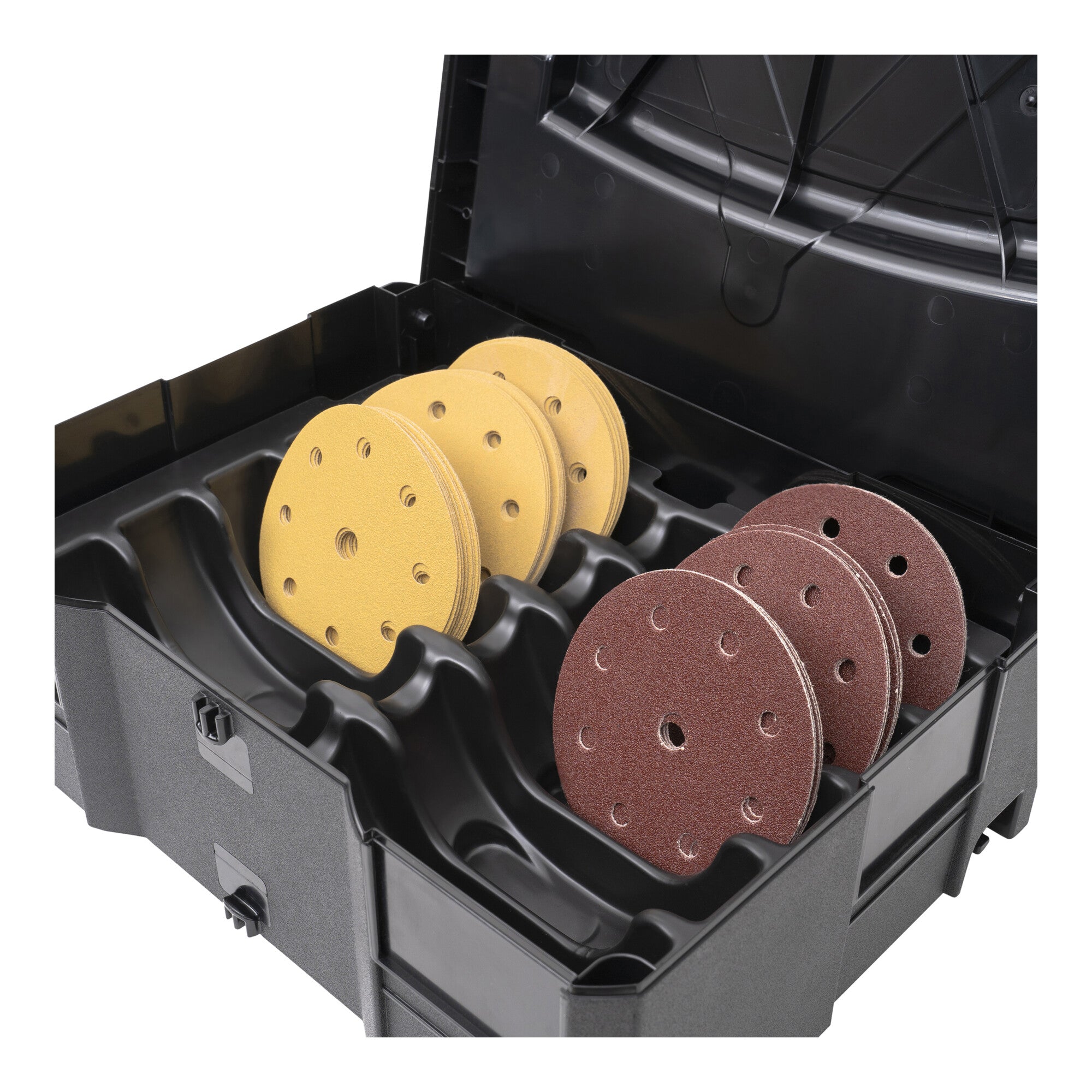 STIER Systainer deep-drawn insert for abrasives Ø 150 mm 200g 10 rows