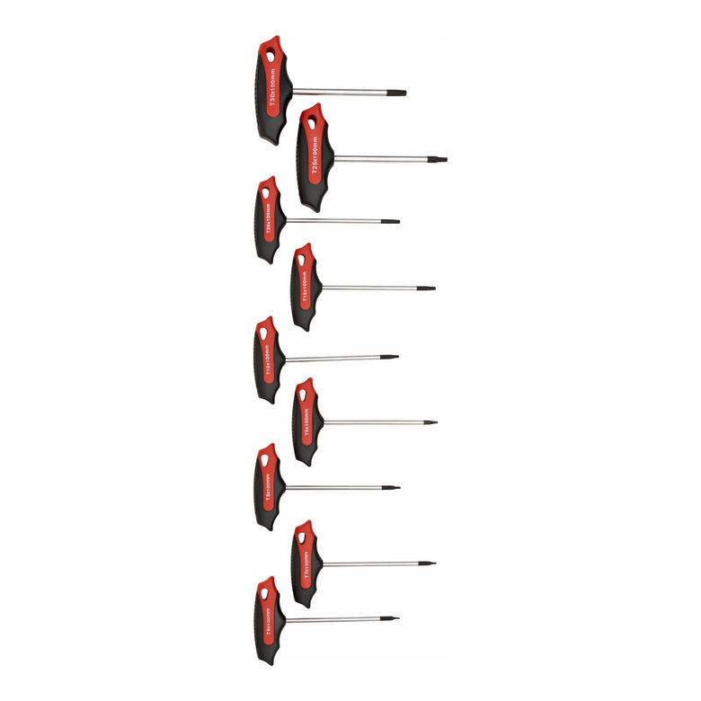 STIER T-handle screwdriver set Torx TX15 - TX45 mm 6-piece in