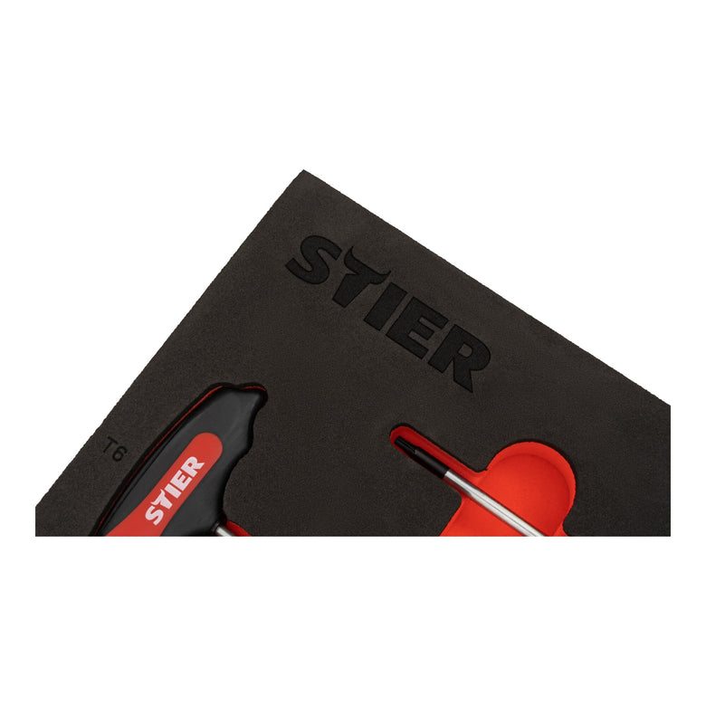 STIER T-handle screwdriver set Torx TX15 - TX45 mm 6-piece in