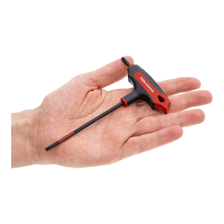 STIER T-handle screwdriver | Torx | TX15 | Can be used as a short or long handle | Optimal power transmission