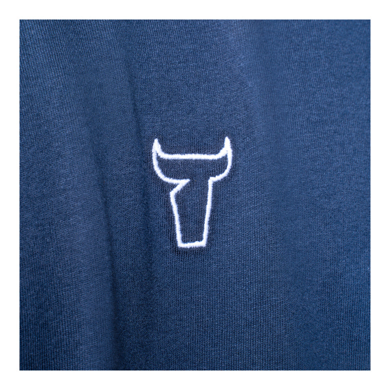 STIER T-Shirt embro essential organic cotton L navy