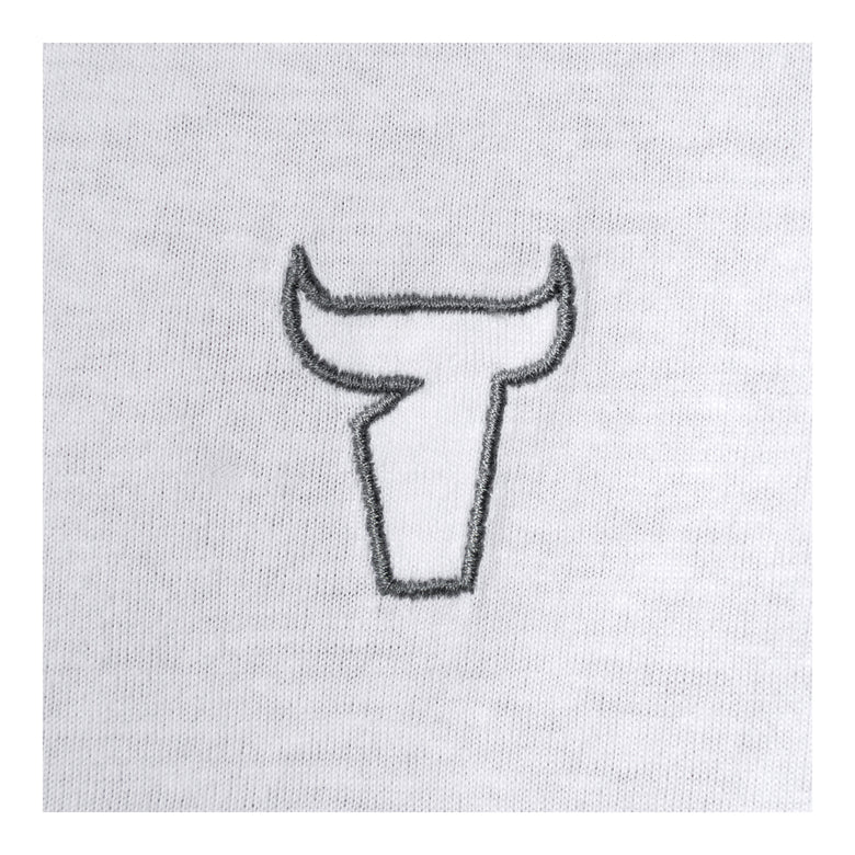 STIER T-Shirt embro essential organic cotton M white