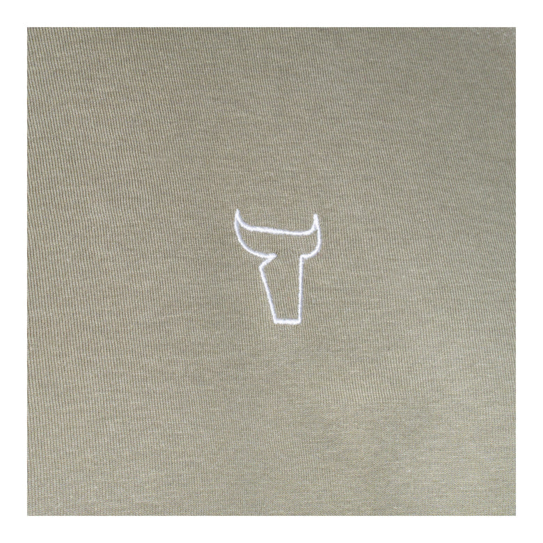 STIER T-Shirt embro essential organic cotton S olive