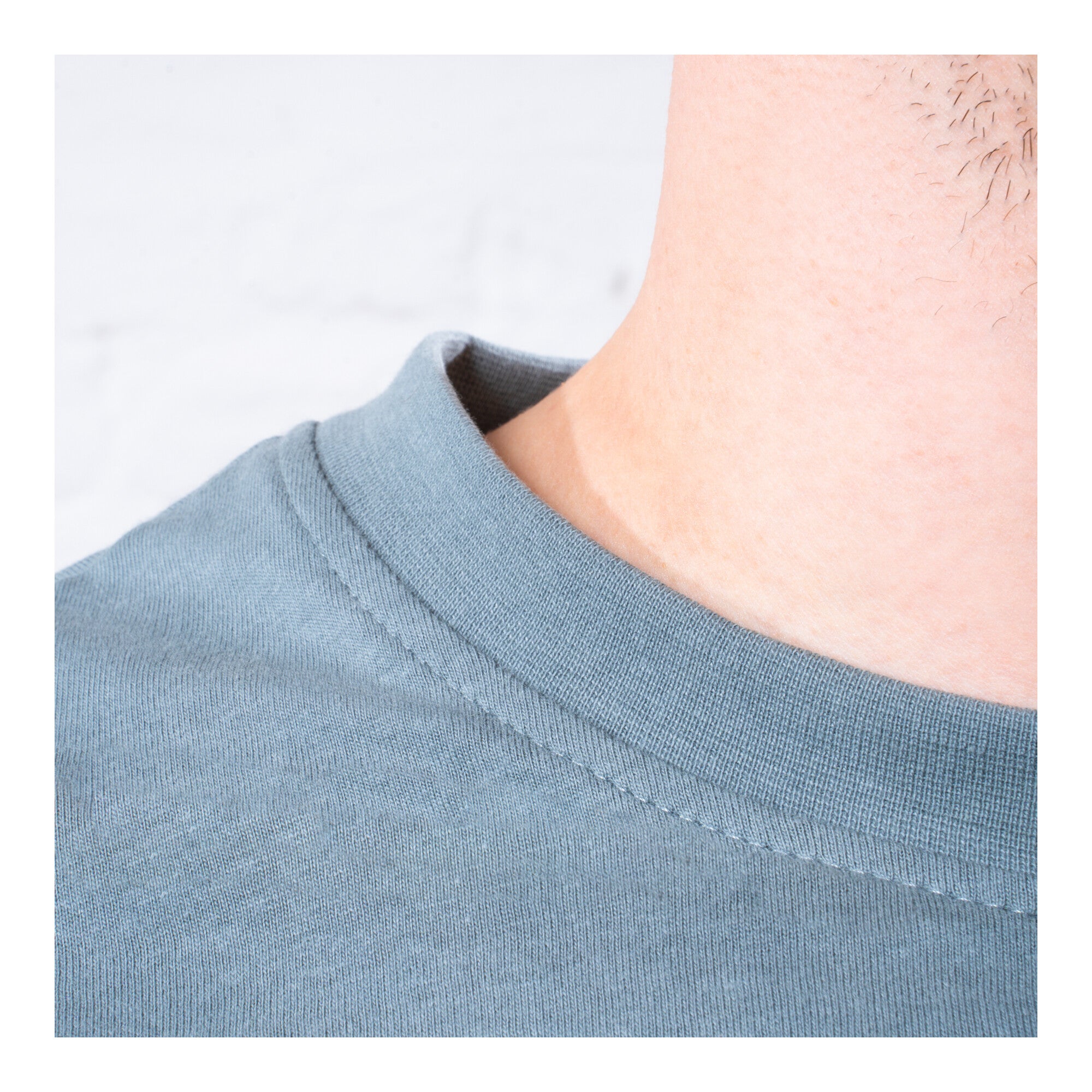 STIER T-Shirt embro essential organic cotton S sedona sage