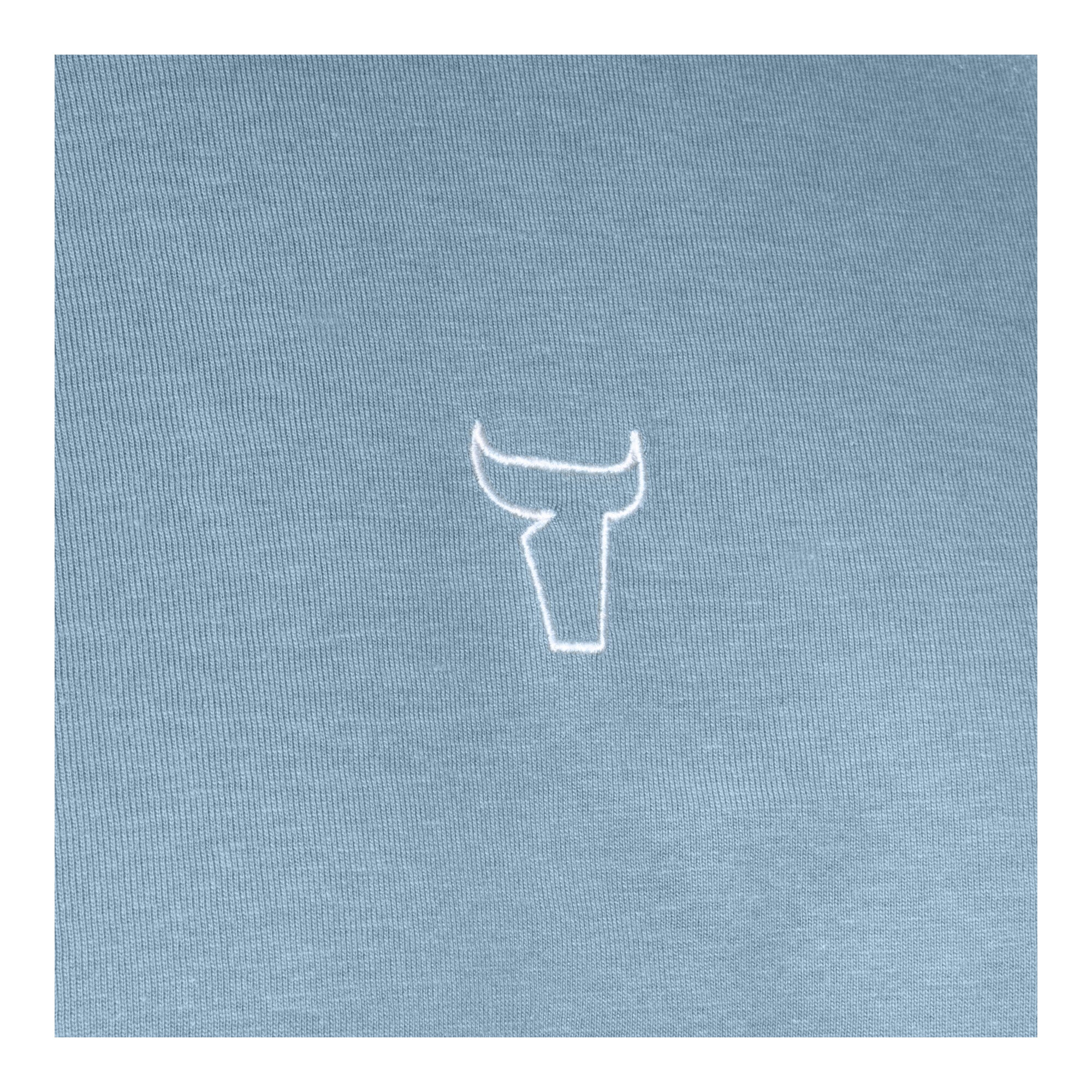 STIER T-Shirt embro essential organic cotton S sedona sage