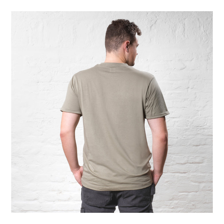 STIER T-Shirt embro essential organic cotton XL olive