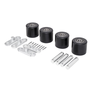STIER Tandem-Lastrollen-Set aus robustem Nylon inkl. Achsen + Wippen für