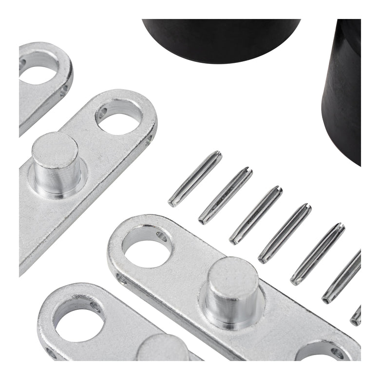 STIER Tandem-Lastrollen-Set aus robustem Nylon inkl. Achsen + Wippen für