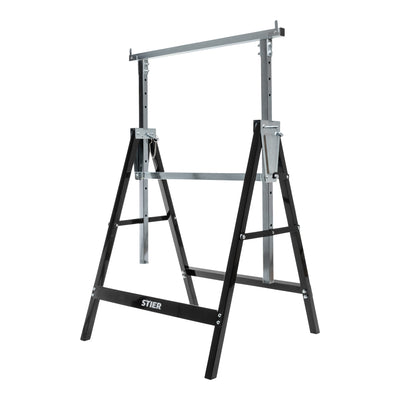 STIER telescopic work stand load capacity 200 kg jack stand height adjustable 82 -