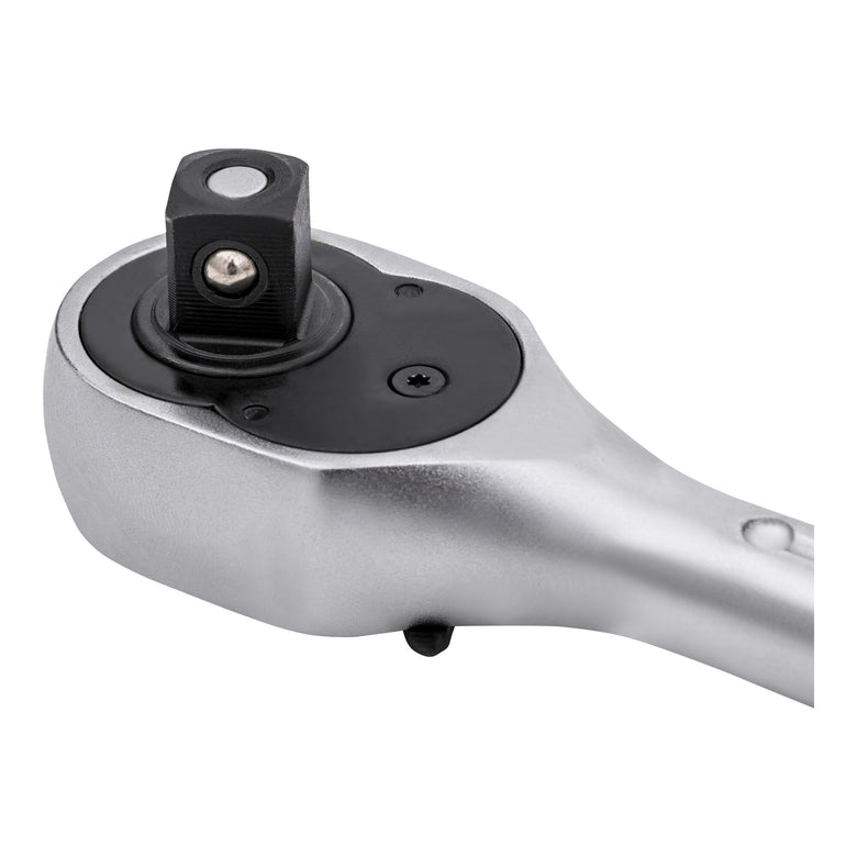 STIER telescopic reversible ratchet 1/2 inch 2-component handle with quick release length
