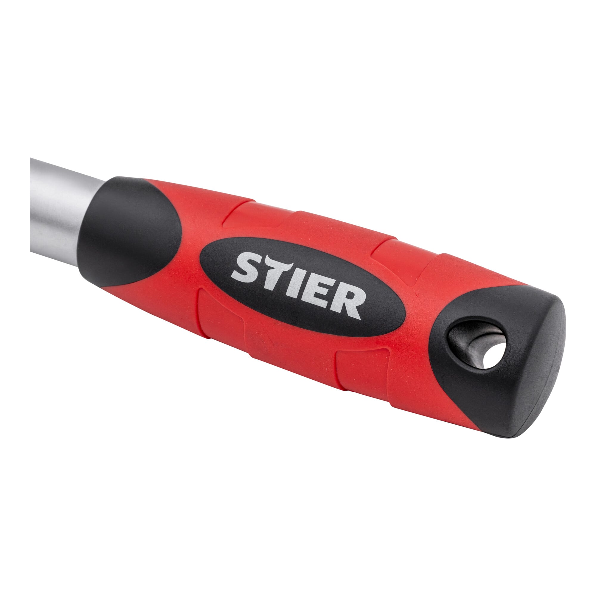 STIER telescopic reversible ratchet 1/2 inch 2-component handle with quick release length