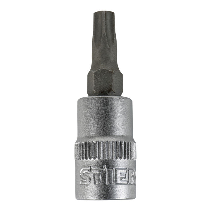 STIER Torx-Bit-Steckschlüsseleinsatz 1/4" mit Bohrung Torx 8-30 Dreher Einsatz