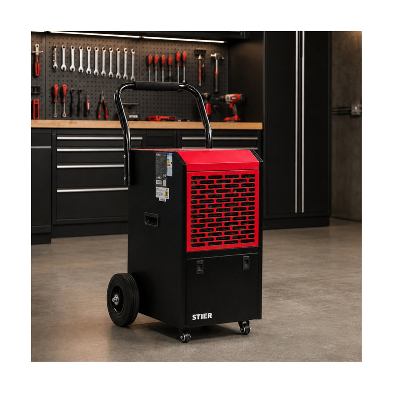 STIER Tragbarer Luftentfeuchter mit Smart Control - 50L/Tag - 800 W
