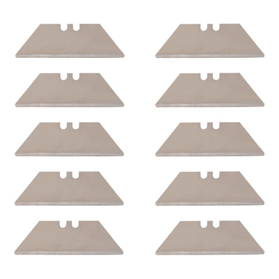 STIER trapezoidal blade for folding knives 10 pieces sharpened 19 x 61 mm interchangeable blades